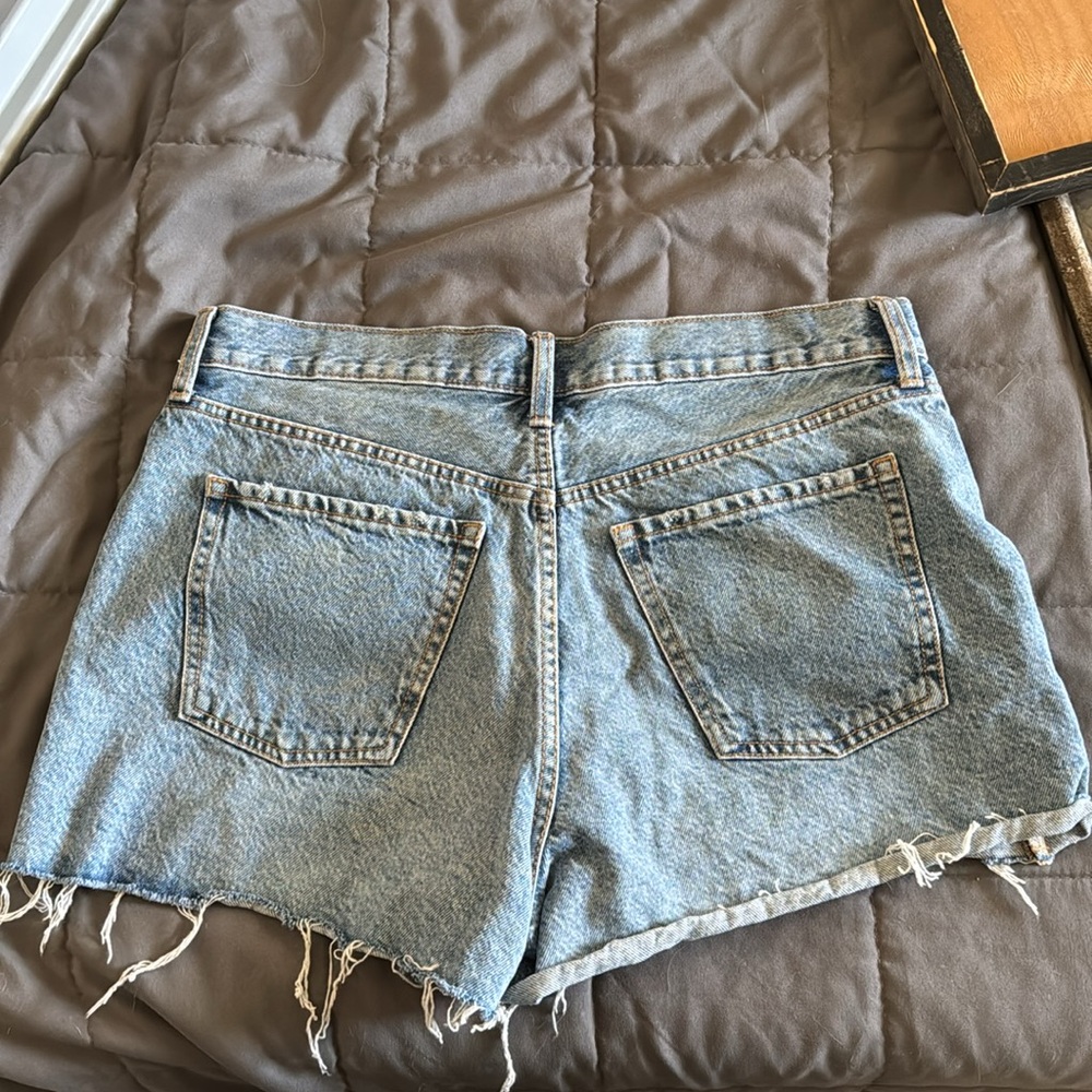 High Rise Denim Shorts - Picture 3 of 3